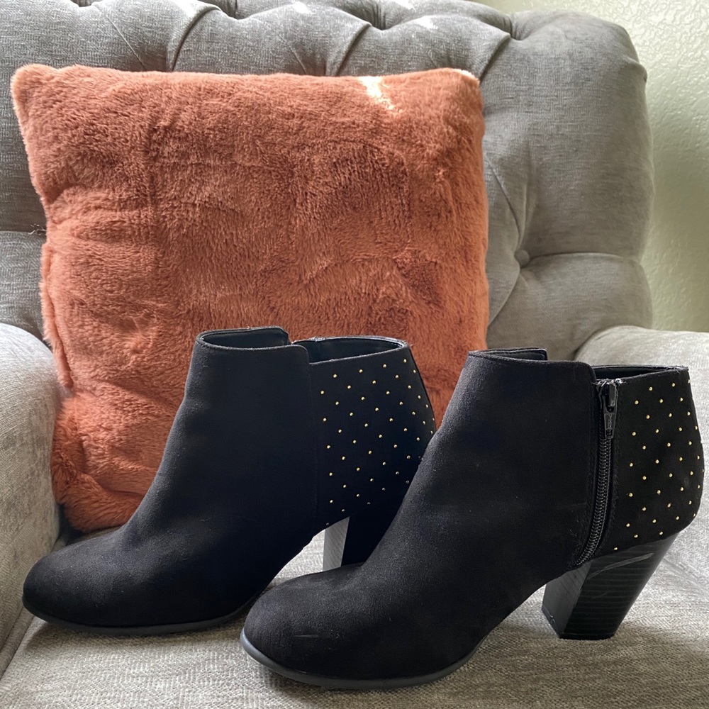 Black Booties Like New